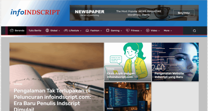 Infoindscript.com - Website Baru Indscript