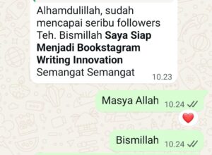 Gerakan bookstagram Writing Innovation 