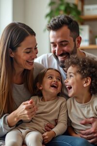 Ilustrasi keluarga bahagia