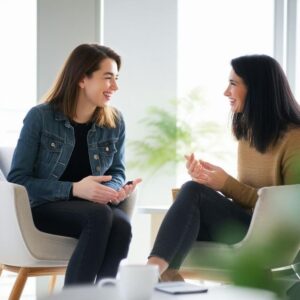 Ilustrasi orang berdiskusi, id.pinterest.com