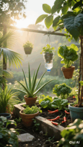 Ilustrasi tanaman di rumah, Cici.ai