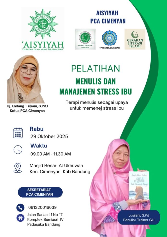 Pelatihan Menulis dan Manajemen Stres Ibu