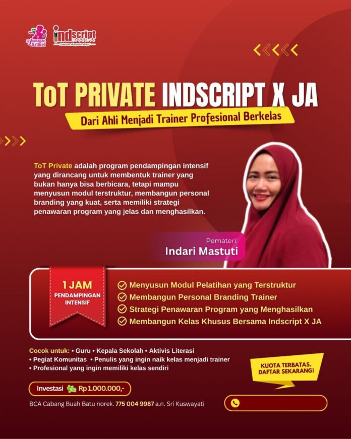 Training of Trainer (TOT)